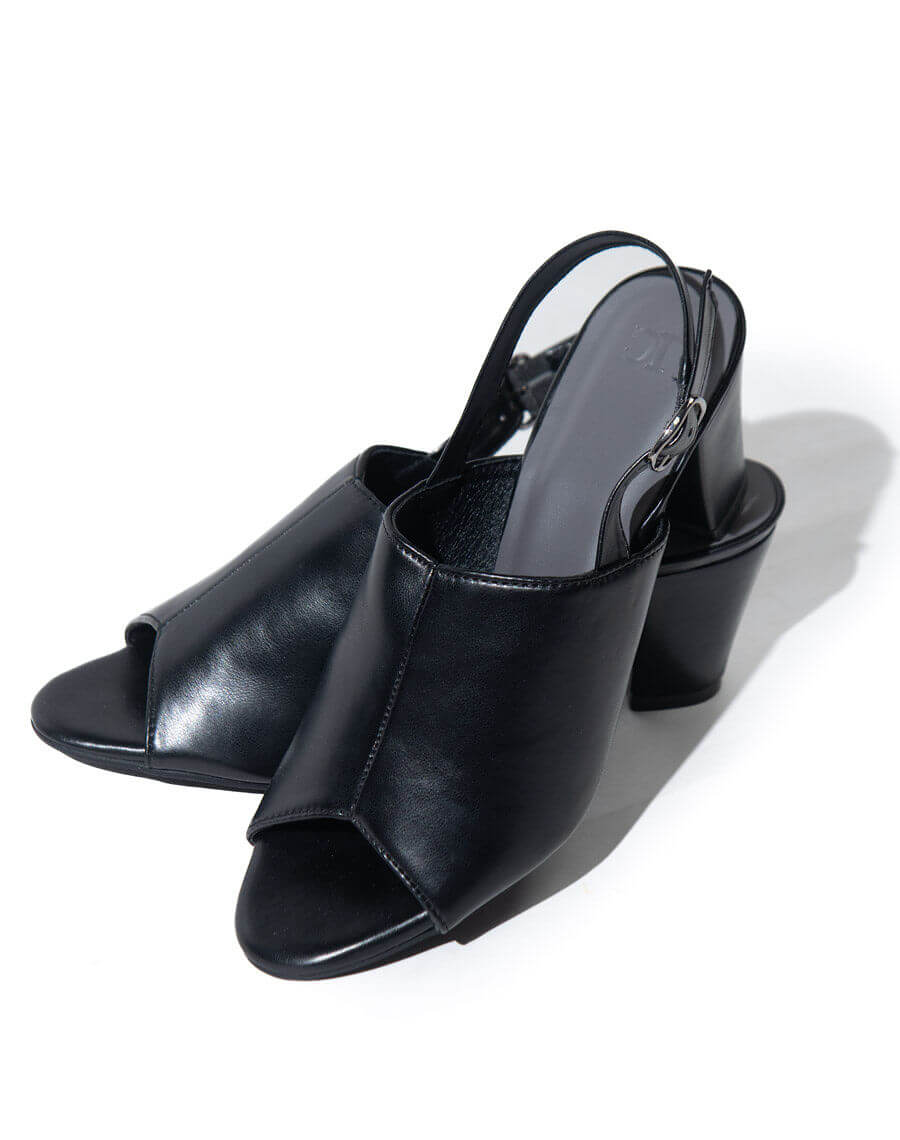 Sandal - Mid heel back strap