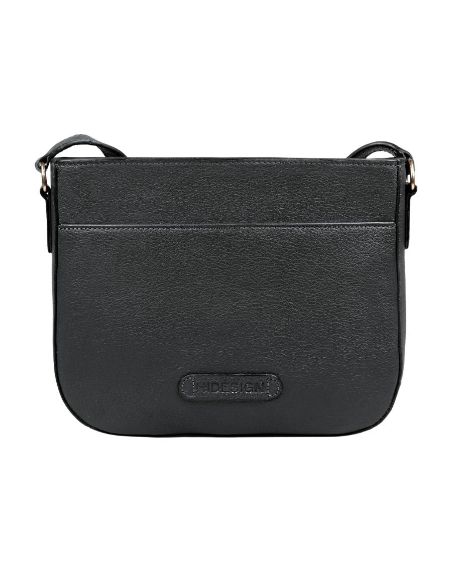 Valonia 03 Black Leather Sling Bag