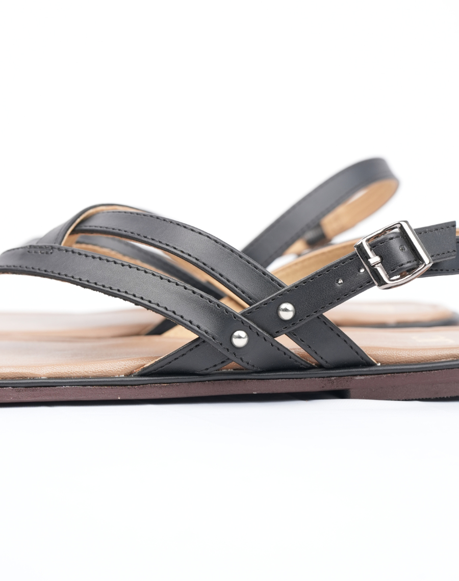 Flat Sandal - Cross Upper Backstrap
