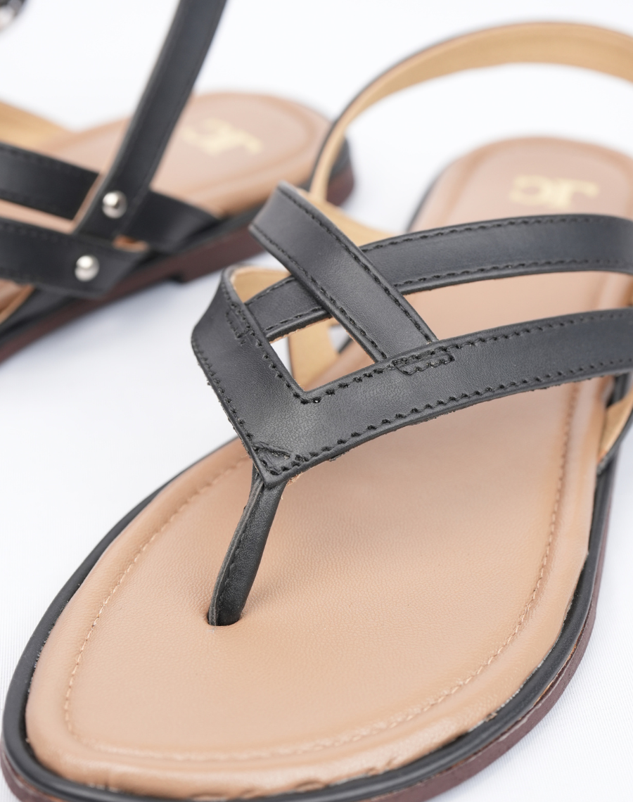 Flat Sandal - Cross Upper Backstrap