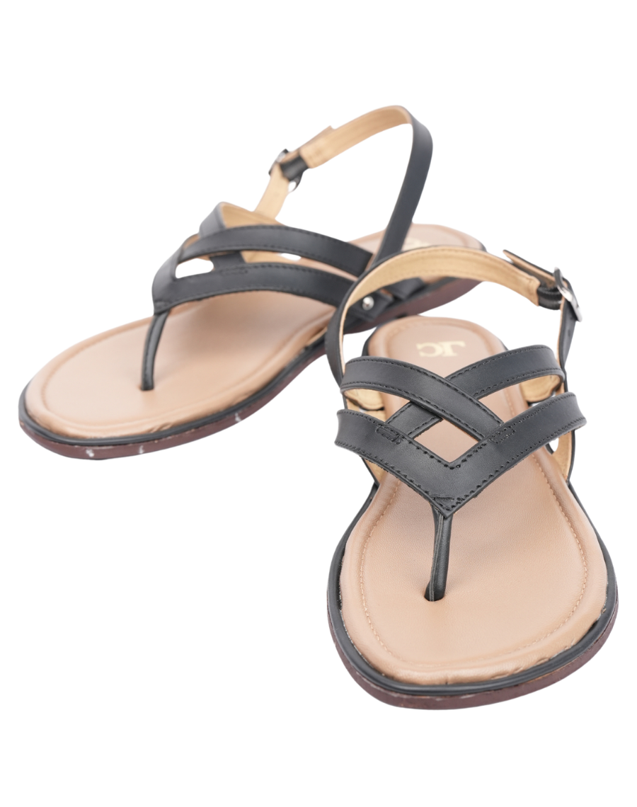Flat Sandal - Cross Upper Backstrap