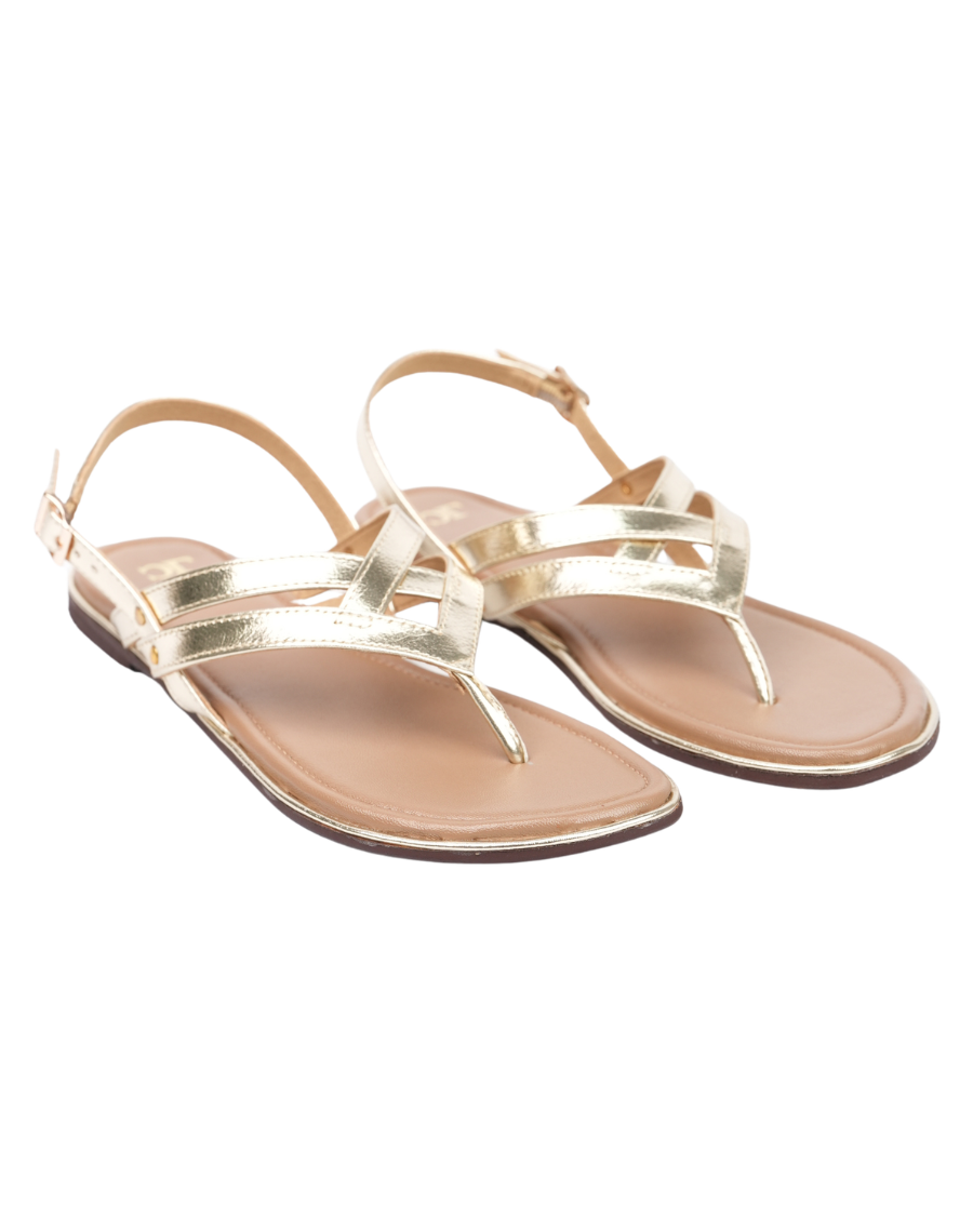 Flat Sandal - Cross Upper Backstrap