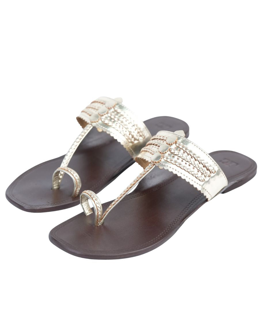 Kolhapuri Flat - Woven Upper