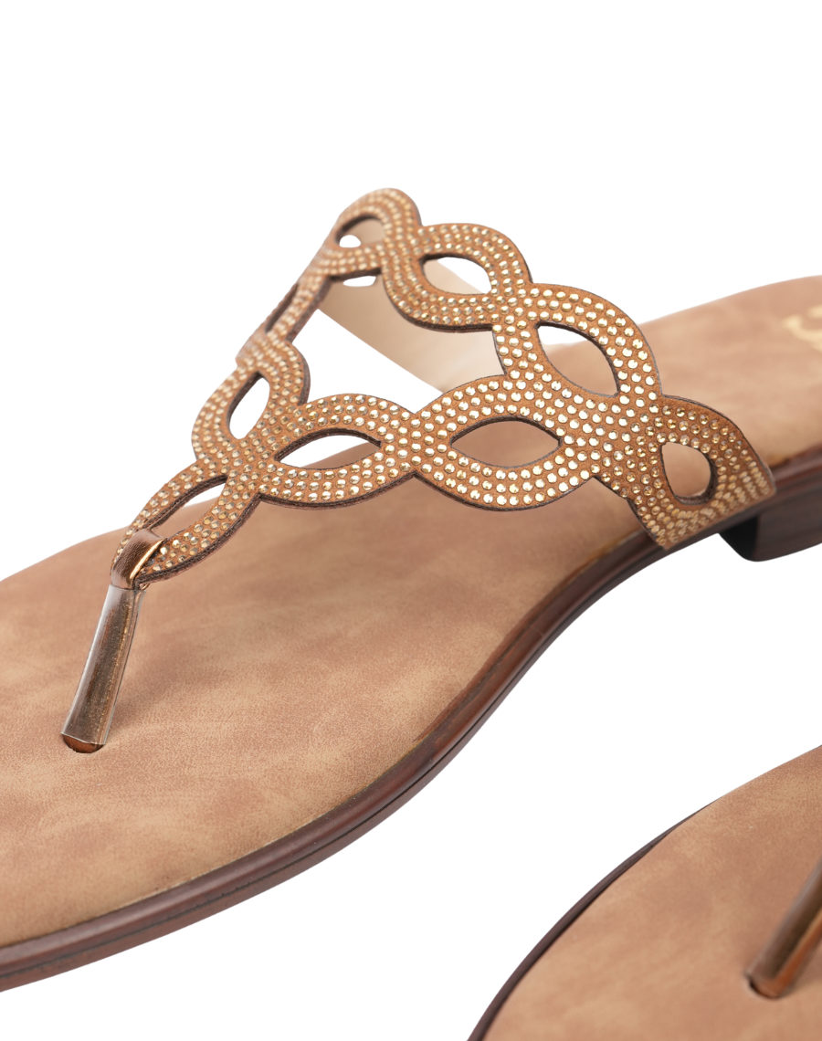 Flat Sandal - Diamond