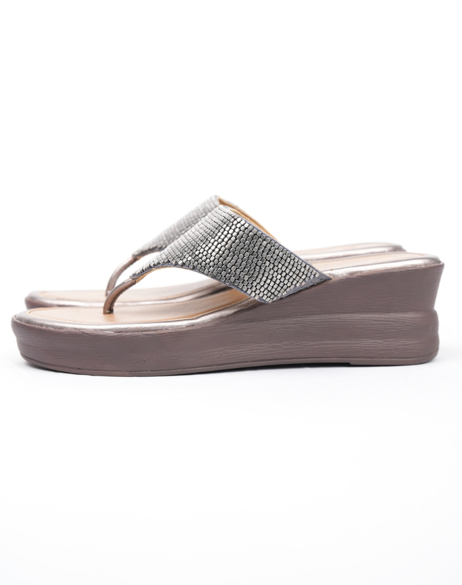 Flat Beaded - Midwedge Sandal
