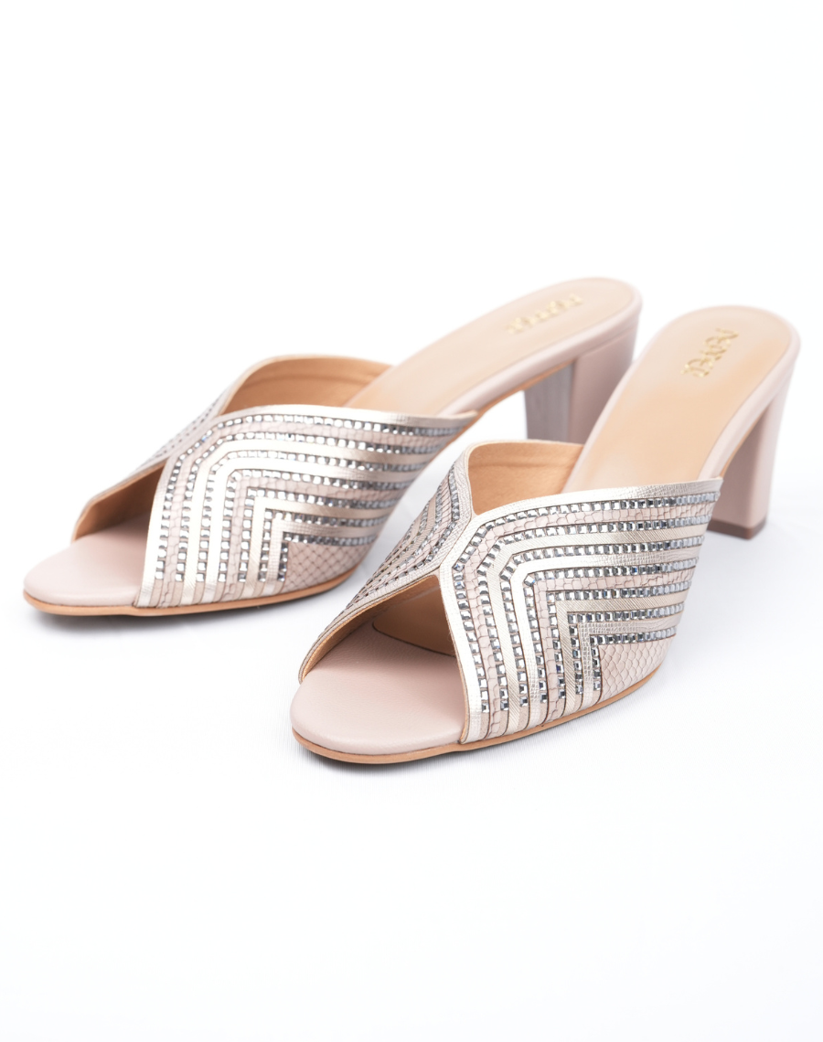 Midheel Heel Shiny Slider