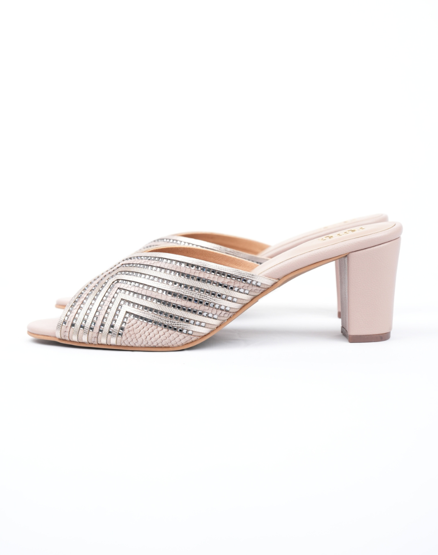 Midheel Heel Shiny Slider