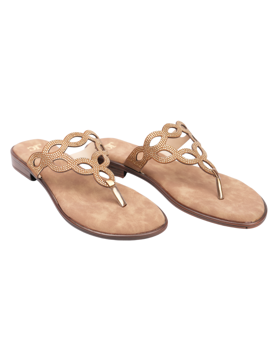 Flat Sandal - Diamond