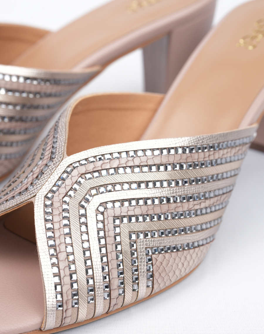 Midheel Heel Shiny Slider