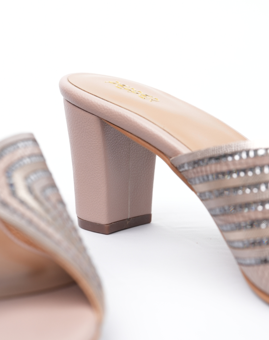Midheel Heel Shiny Slider