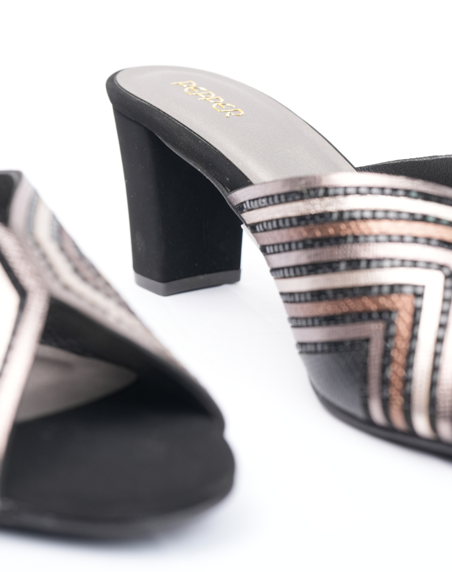 Midheel Heel Shiny Slider