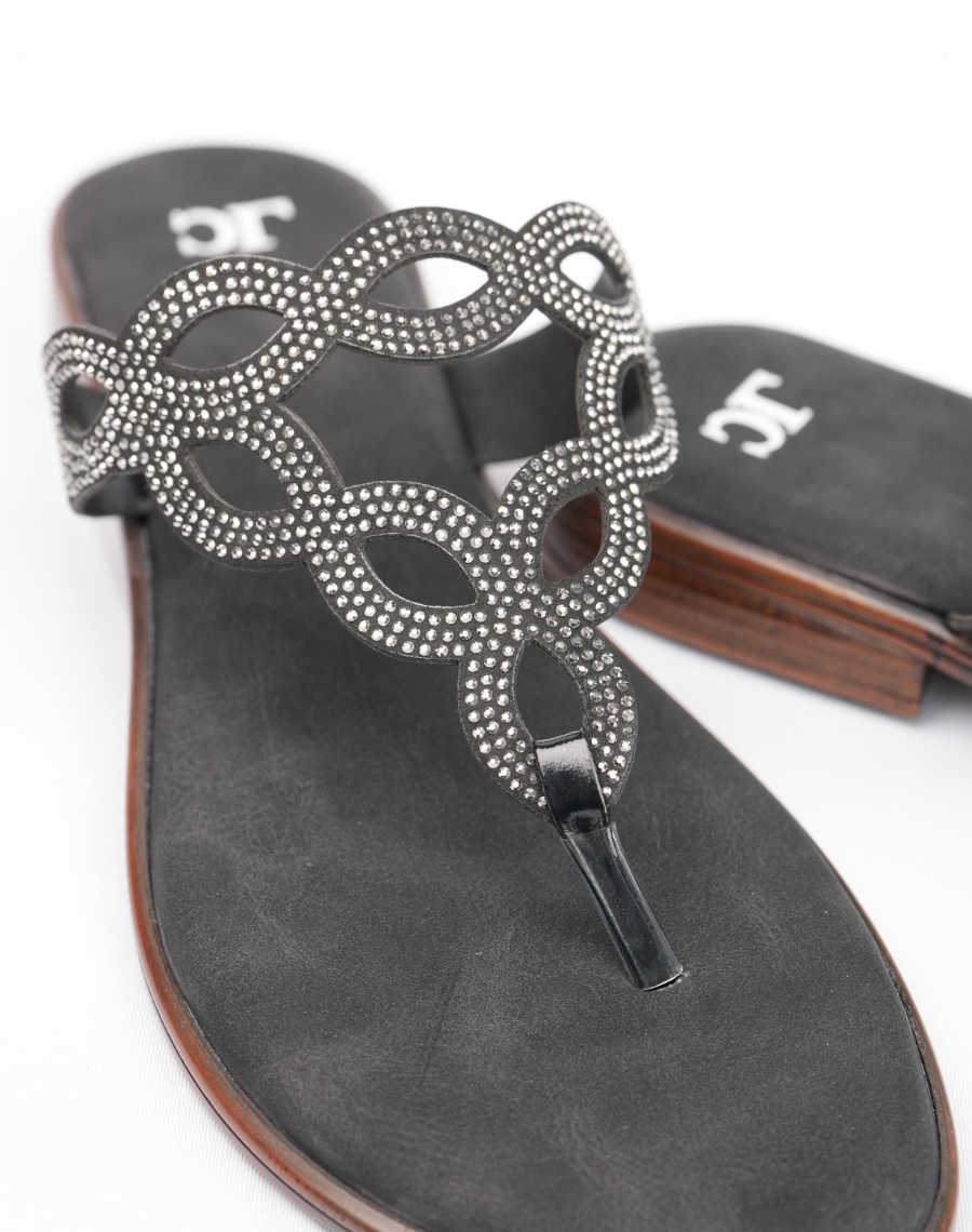 Flat Sandal - Diamond