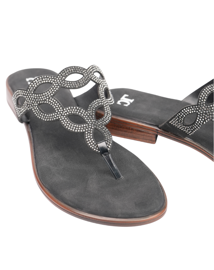 Flat Sandal - Diamond