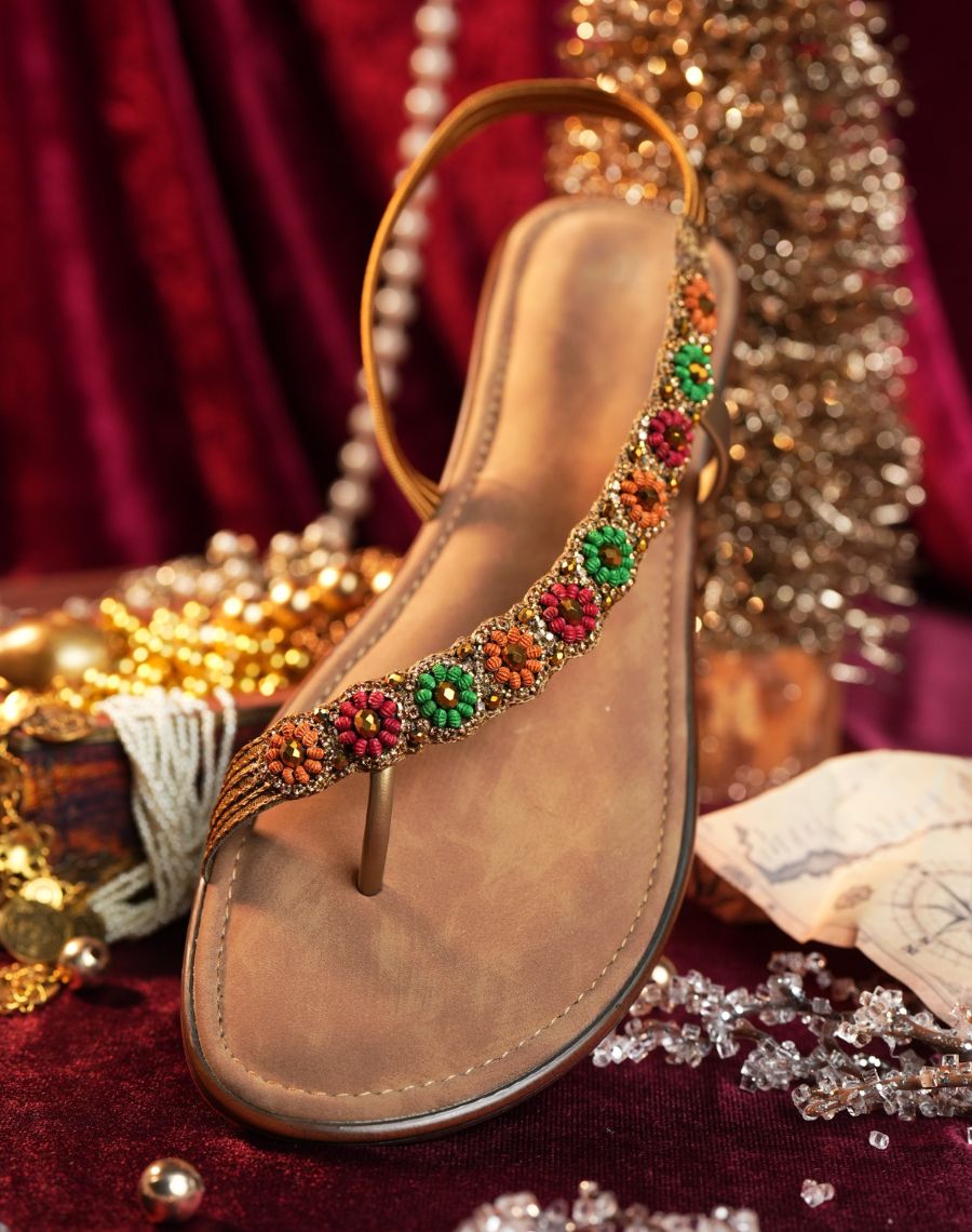 Sandal - Side Beaded Upper