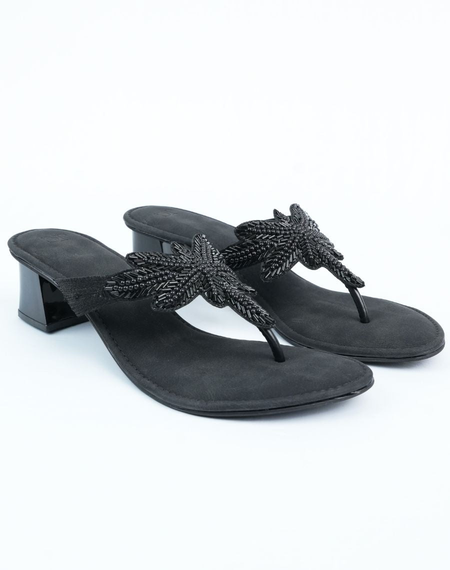 Mid Heel Sandal - Bugal Bead