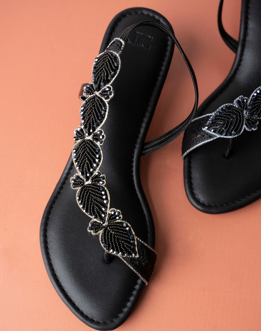 Mid Heel Sandal - Side Curve