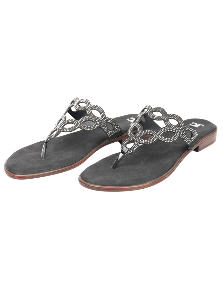 Flat Sandal - Diamond