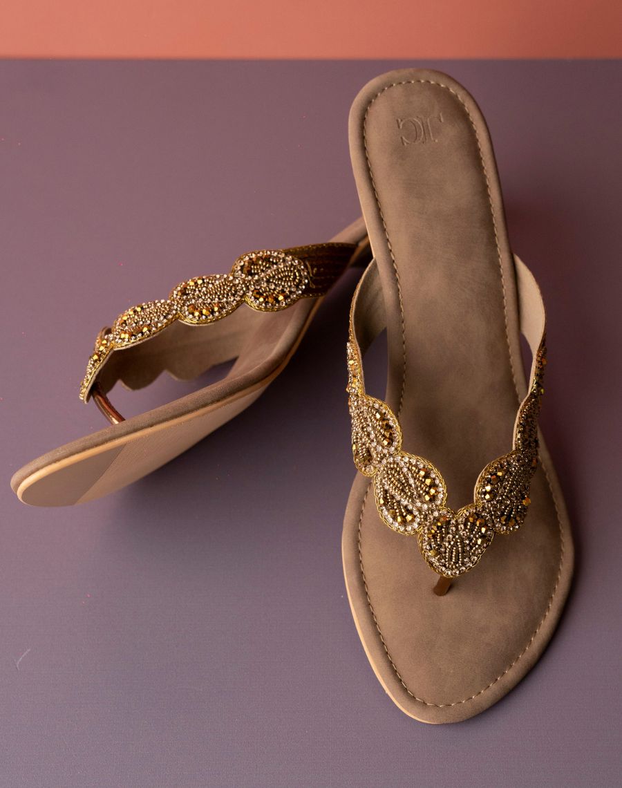 Mid Heel - Beaded