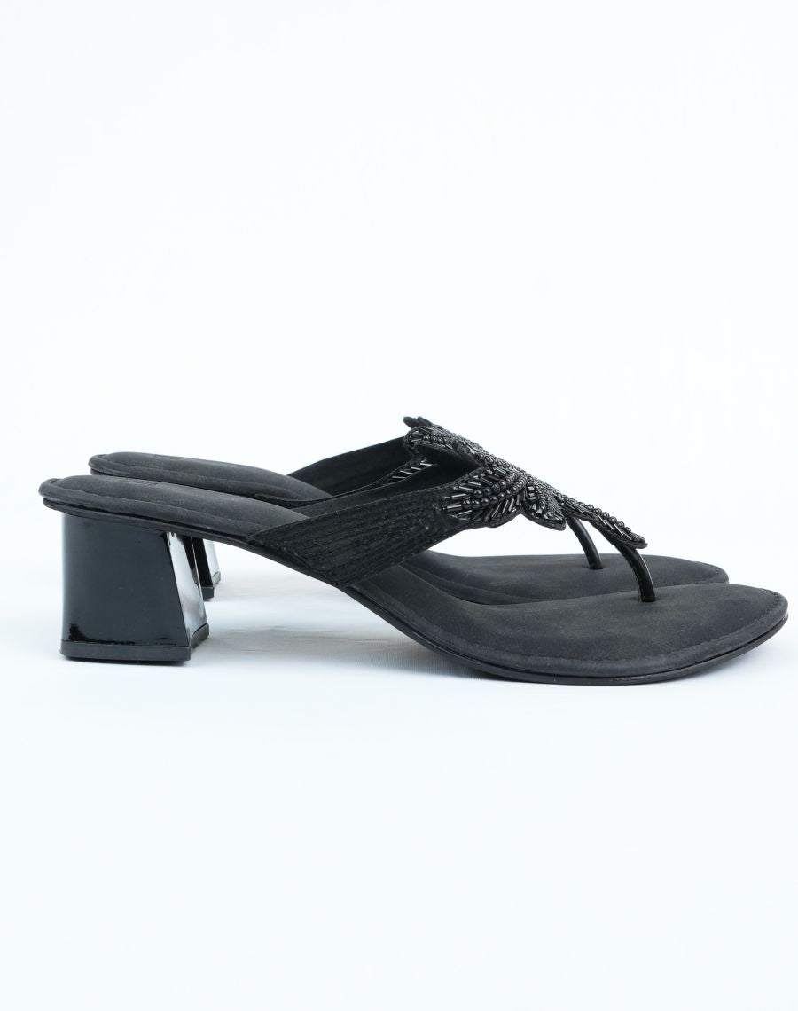 Mid Heel Sandal - Bugal Bead