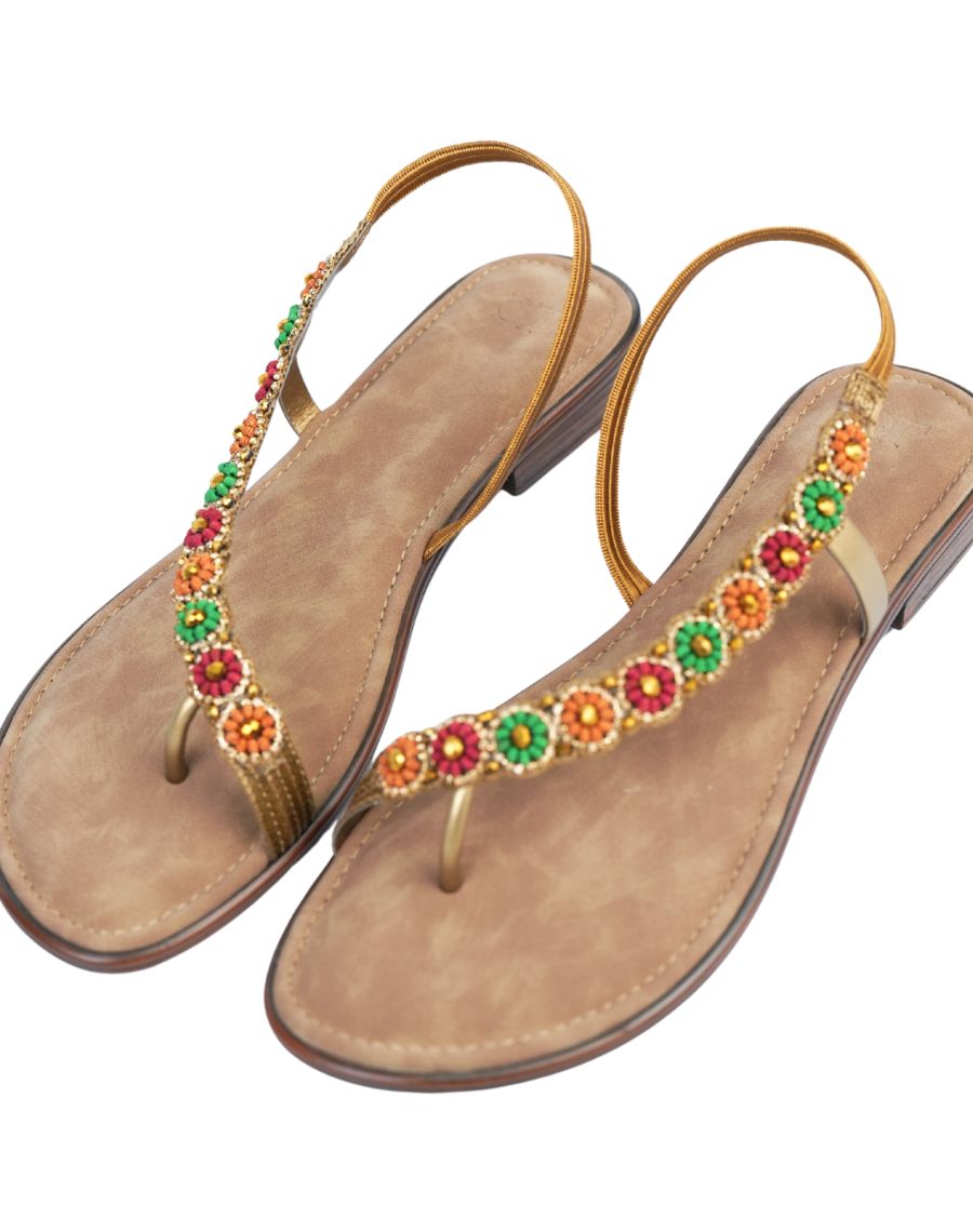 Sandal - Side Beaded Upper