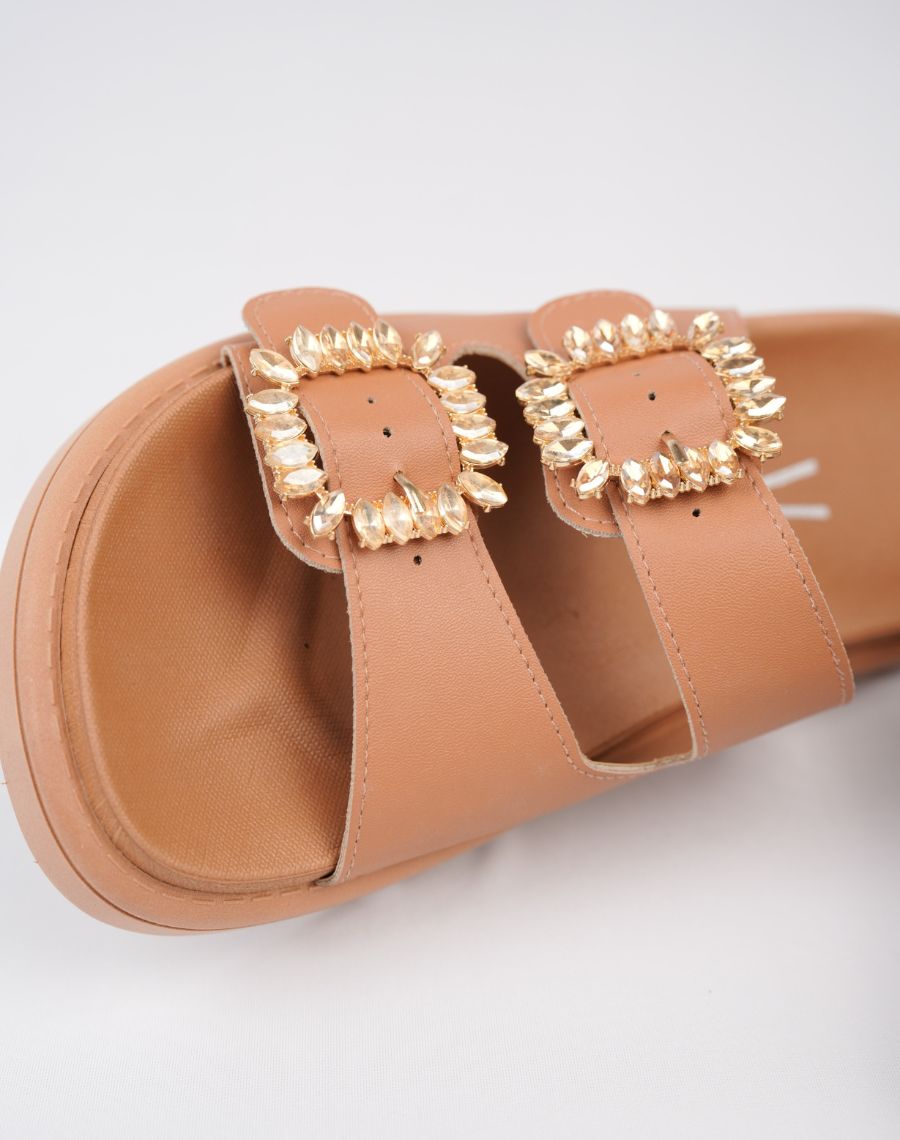 Flatbed Sandal 2 Buckle Upper