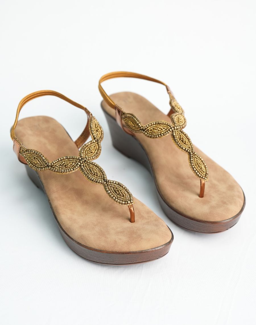 Beaded Mid Wedge - Backstrap