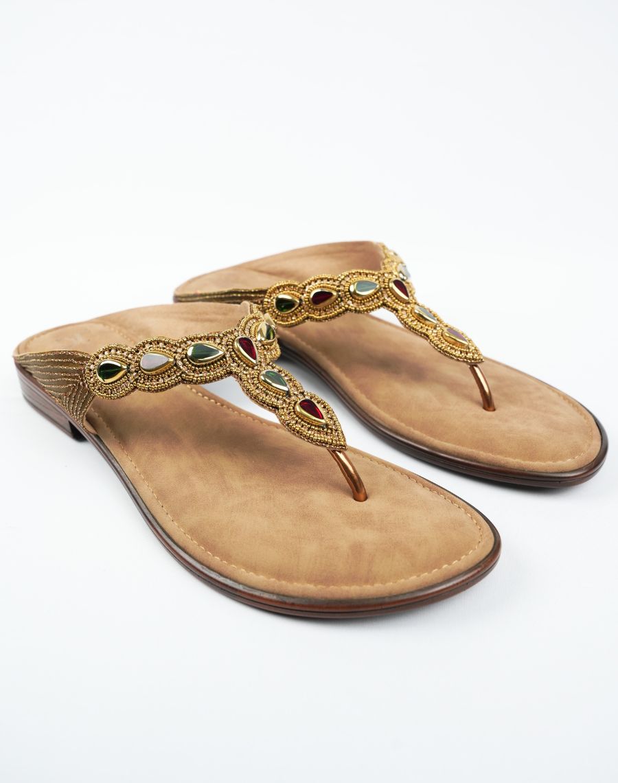Flat Sandal - Color Stone