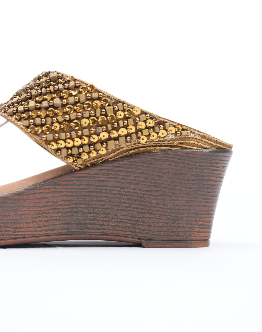 Midwedge Sandal - Sequin Upper