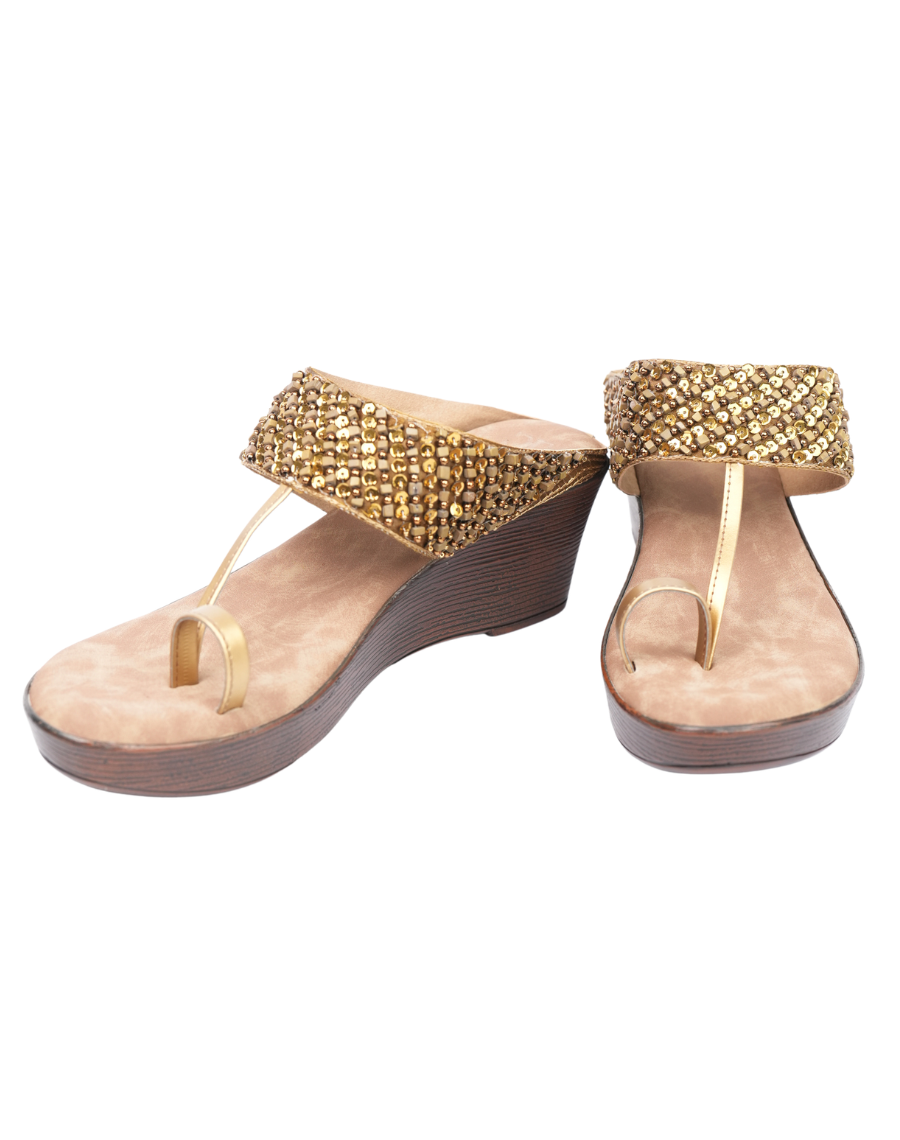 Midwedge Sandal - Sequin Upper