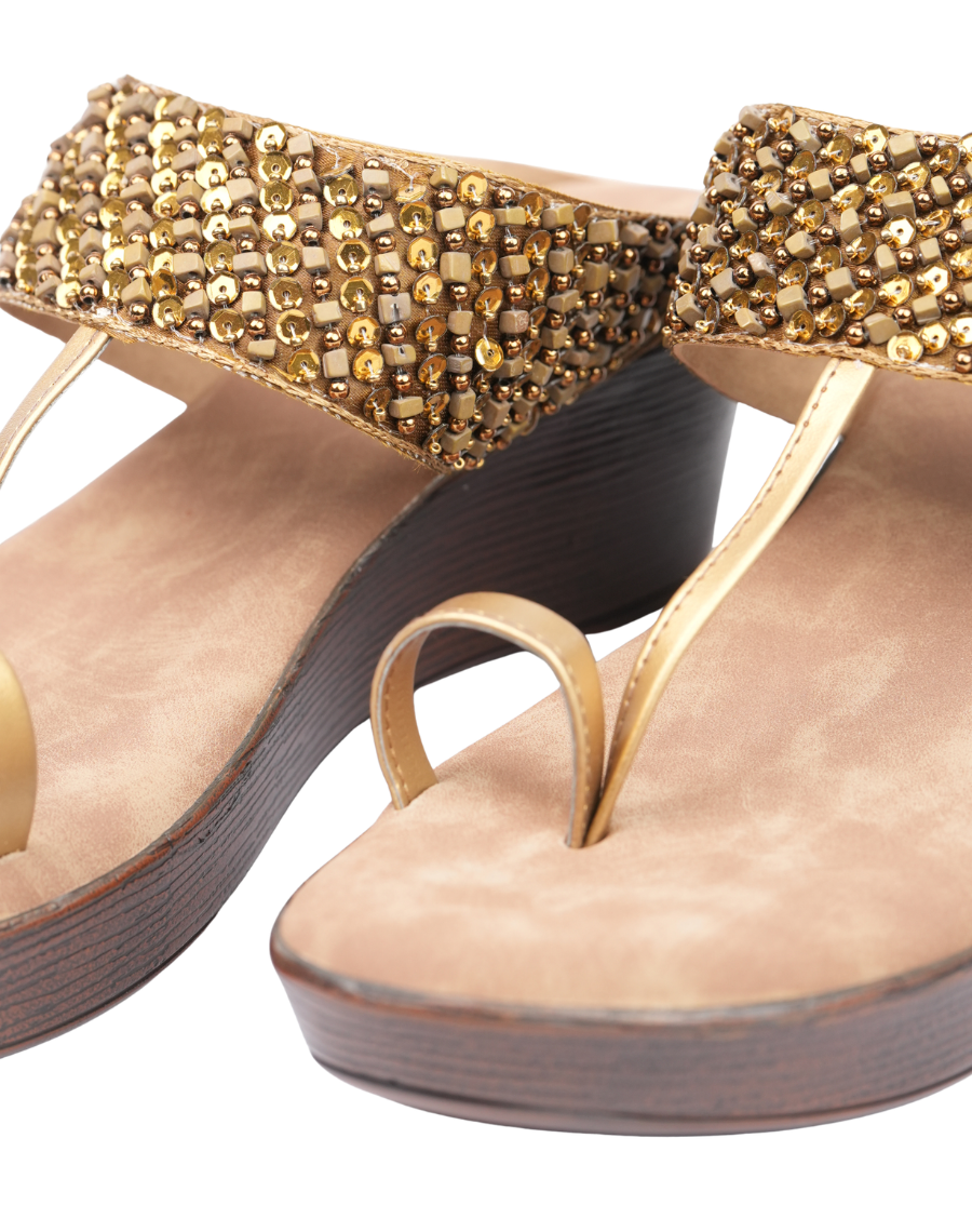Midwedge Sandal - Sequin Upper
