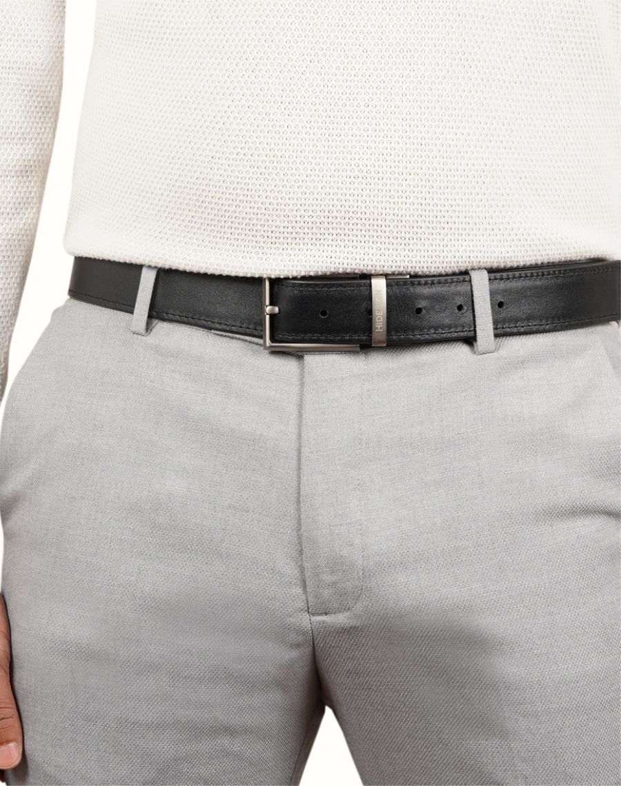 Thanos Antonio Men's Reversible Leather Belt