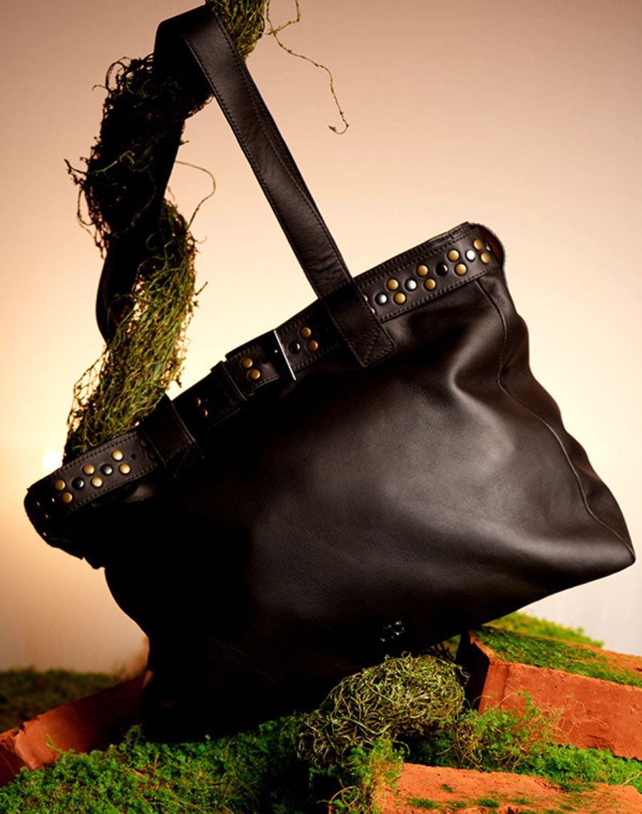 Ginger - Floppy Tote - Metal Strap