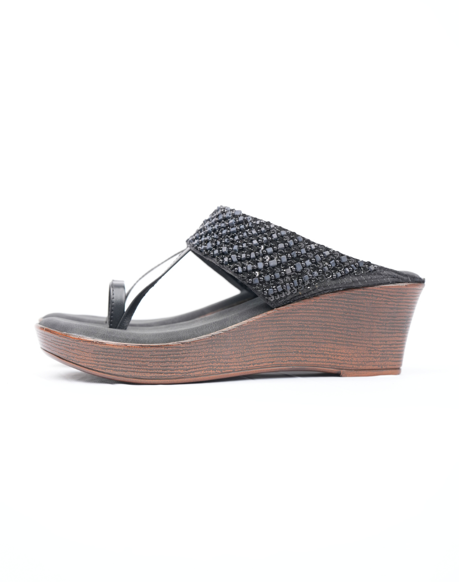 Midwedge Sandal - Sequin Upper