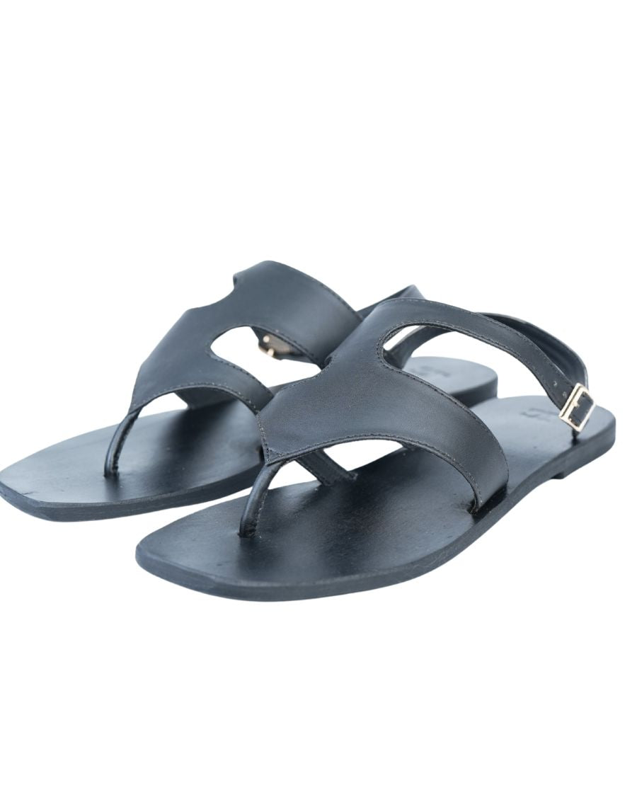 Flat Sandal - Solid - Backstrap