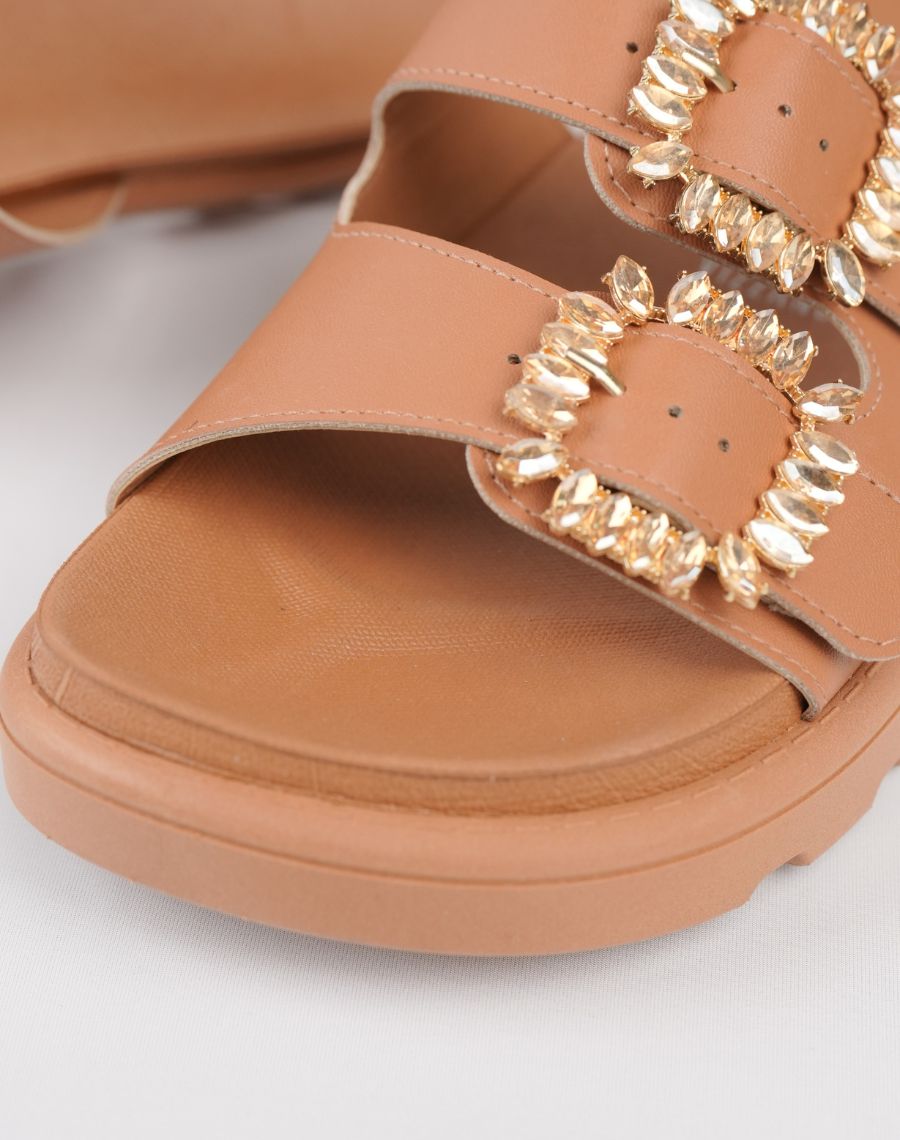 Flatbed Sandal 2 Buckle Upper