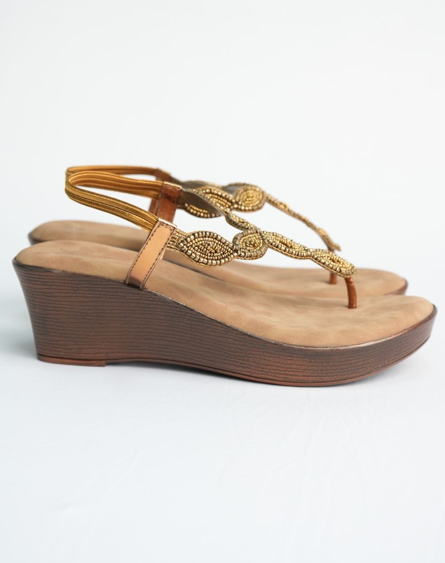 Beaded Mid Wedge - Backstrap