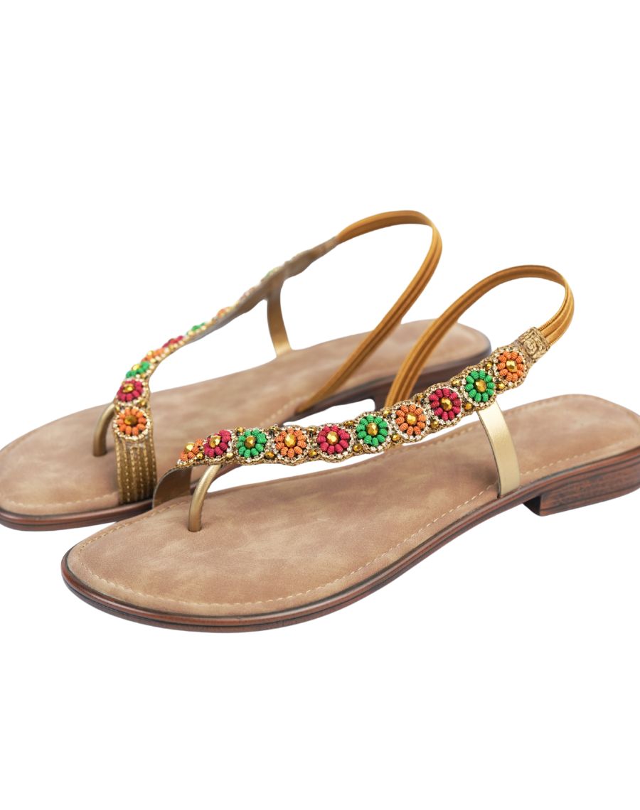 Sandal - Side Beaded Upper