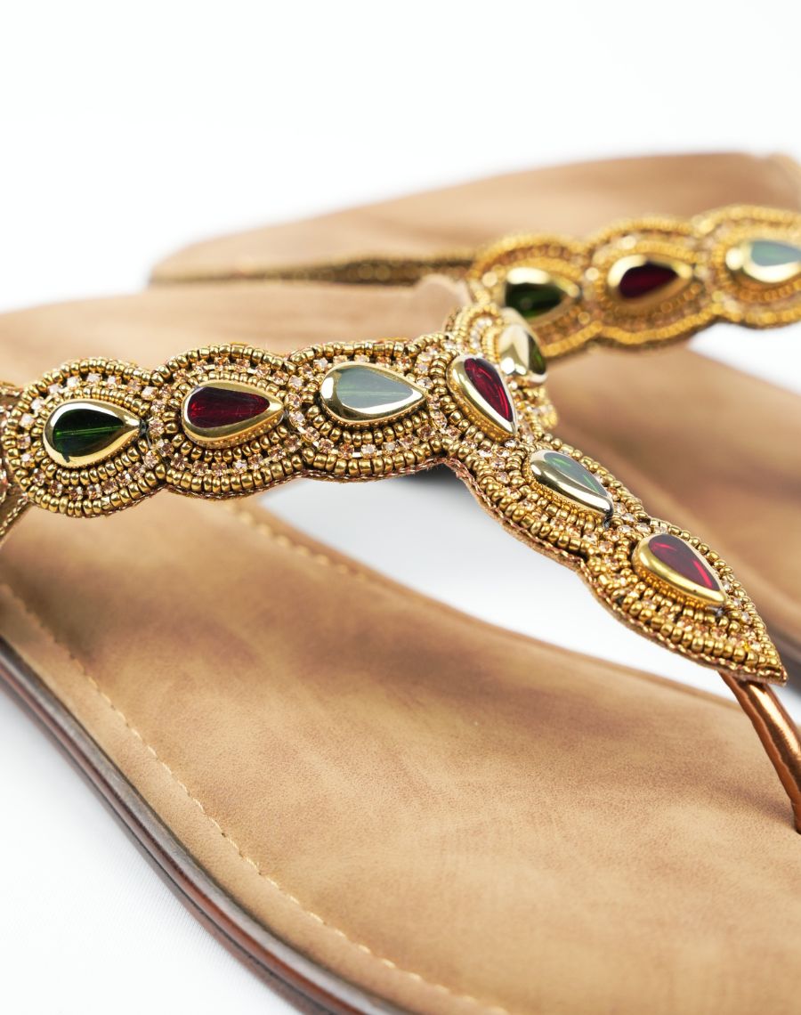 Flat Sandal - Color Stone