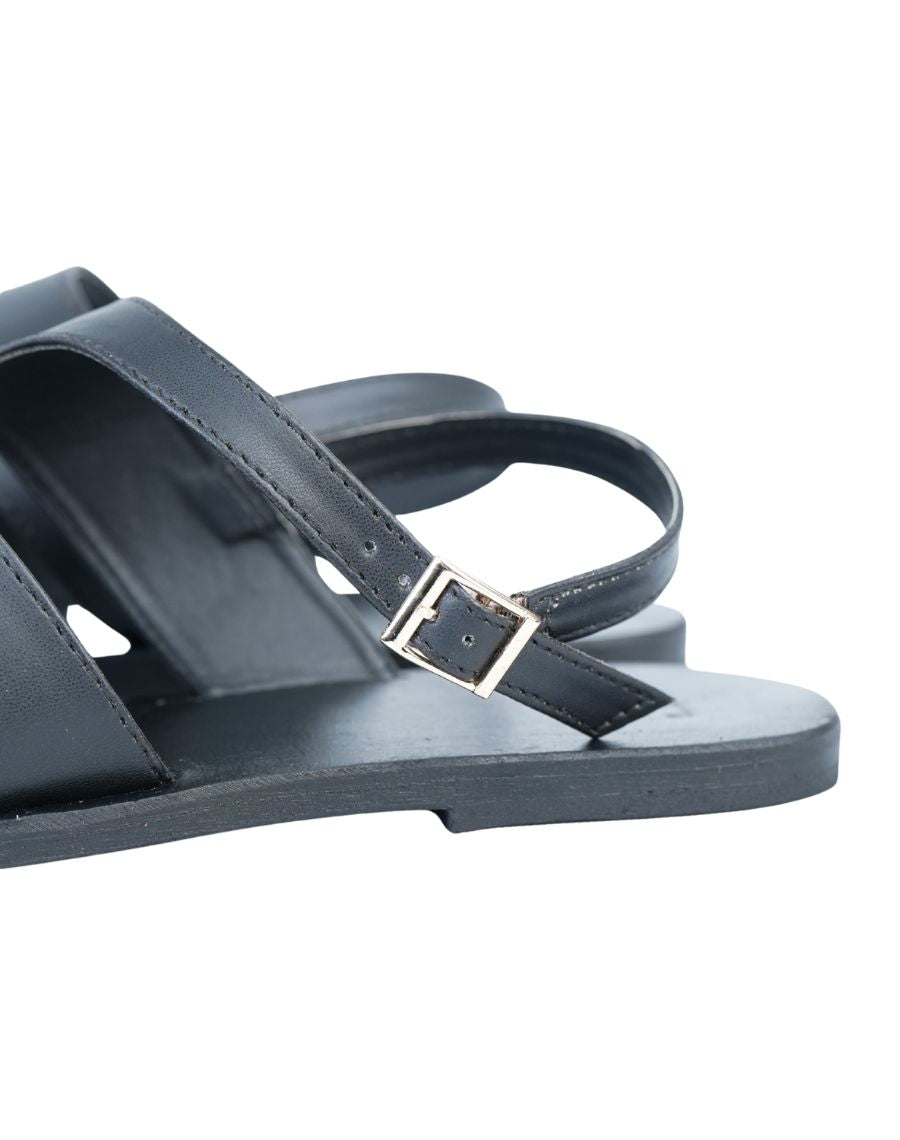Flat Sandal - Solid - Backstrap
