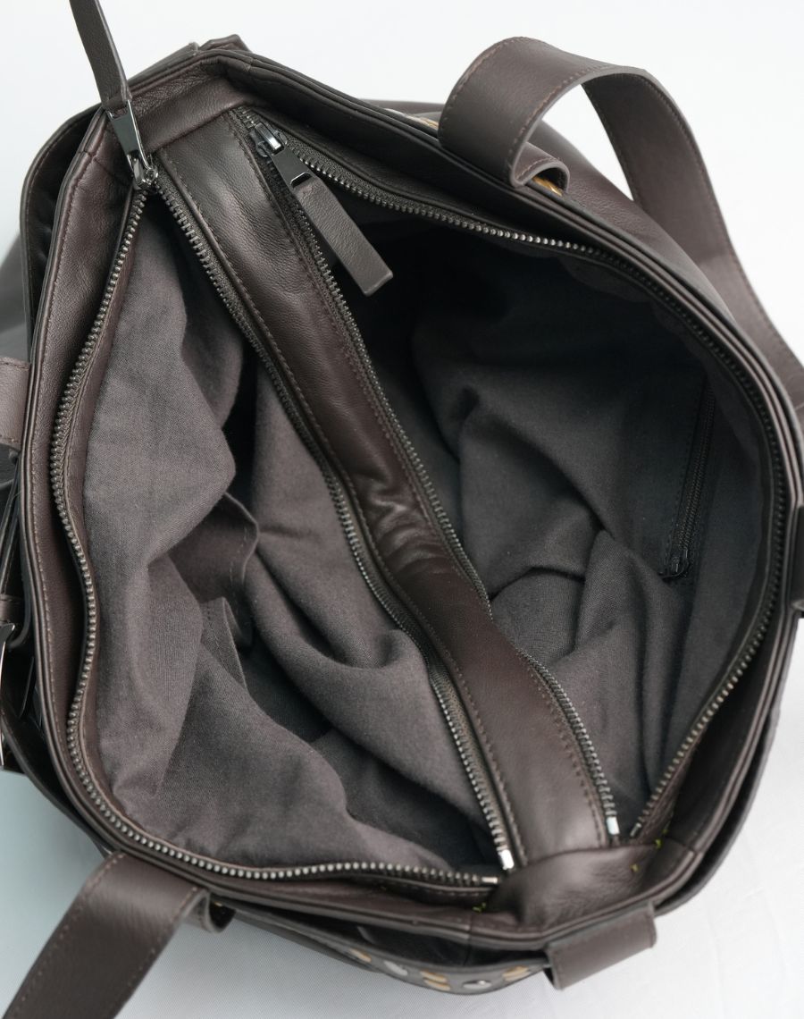 Ginger - Floppy Tote - Metal Strap