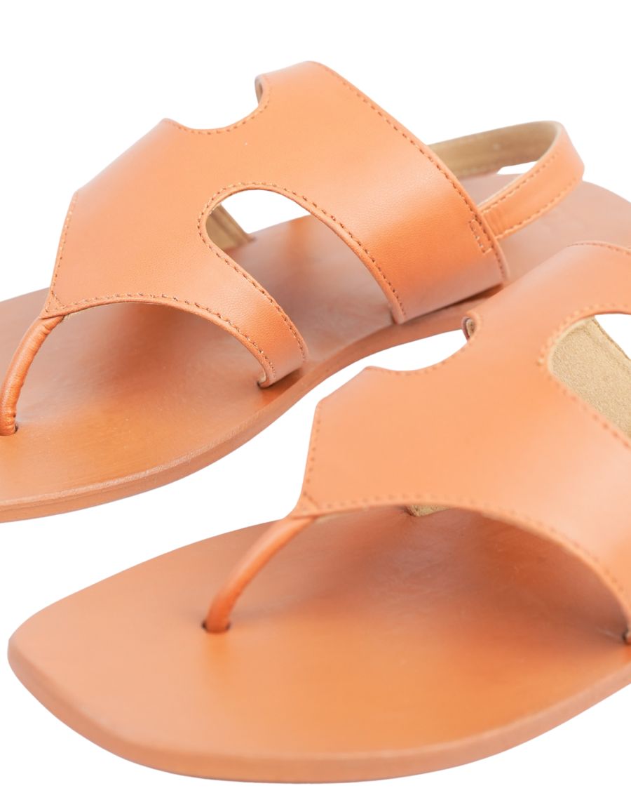 Flat Sandal - Solid - Backstrap