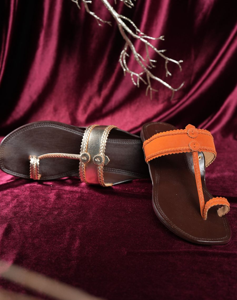 Flat kolhapuri - Plain Upper