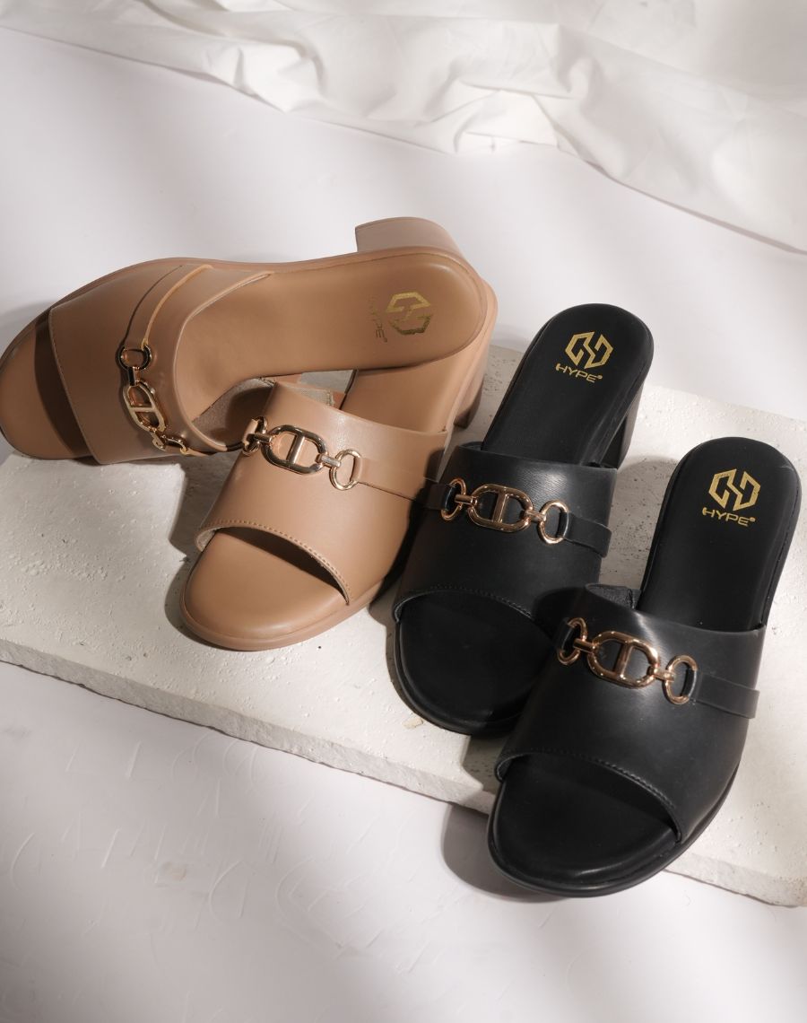 Mid heel sandal - Slide