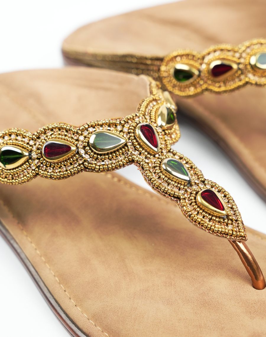 Flat Sandal - Color Stone