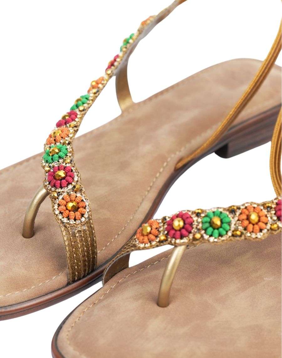 Sandal - Side Beaded Upper