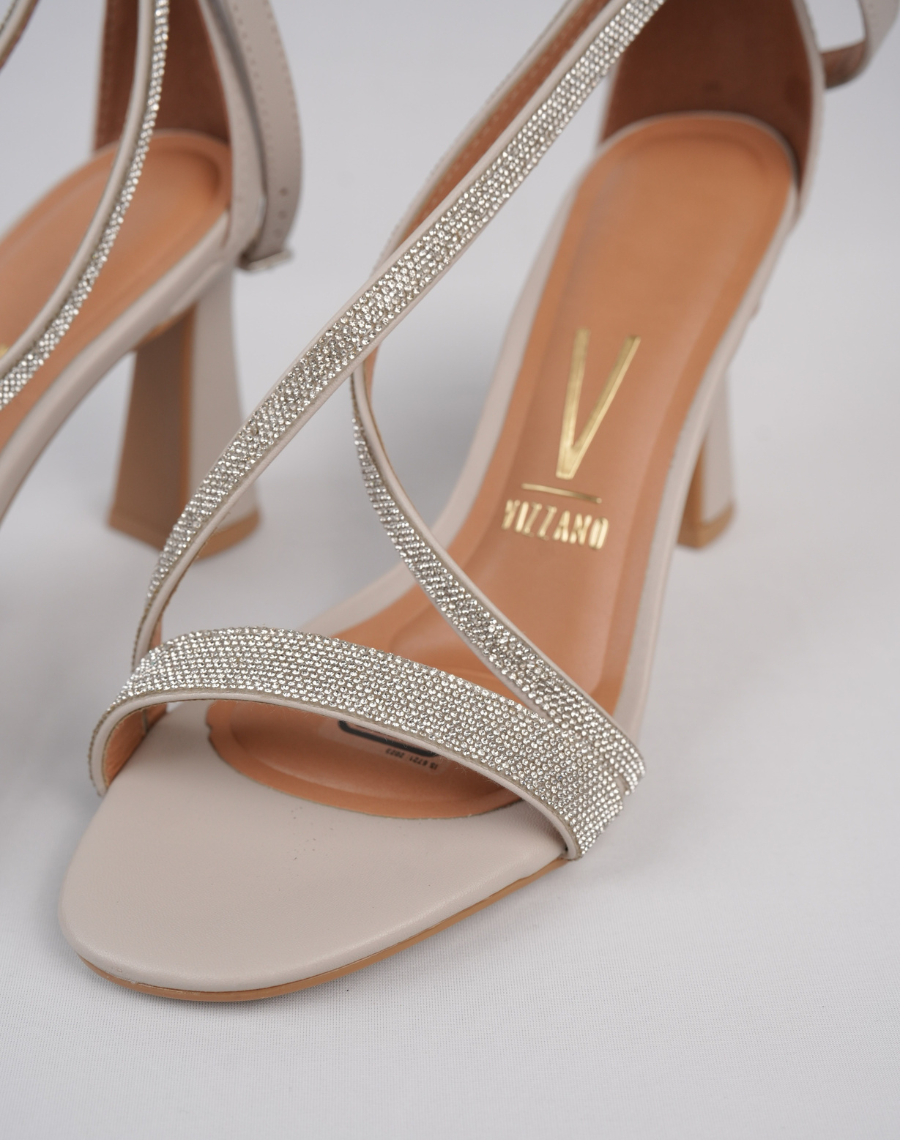 Highheel Sandal - Cross Upper