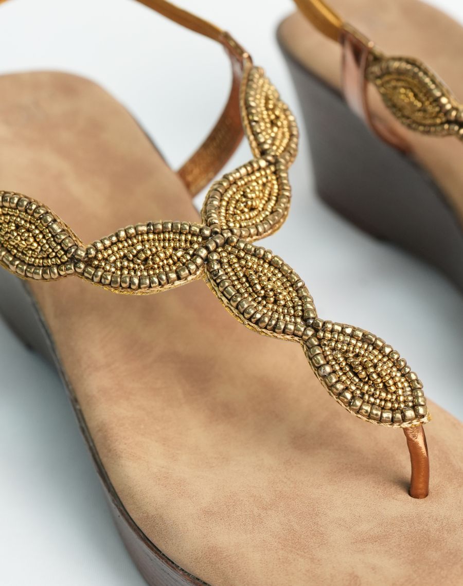 Beaded Mid Wedge - Backstrap