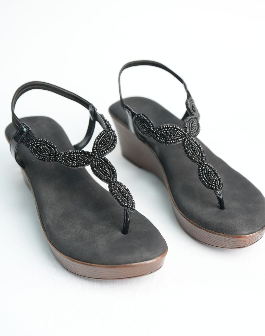 Beaded Mid Wedge - Backstrap