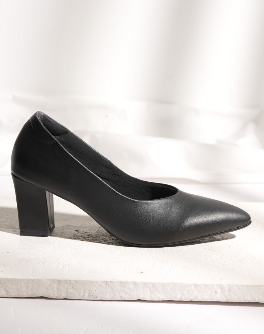 Coat Shoe - Block Heel