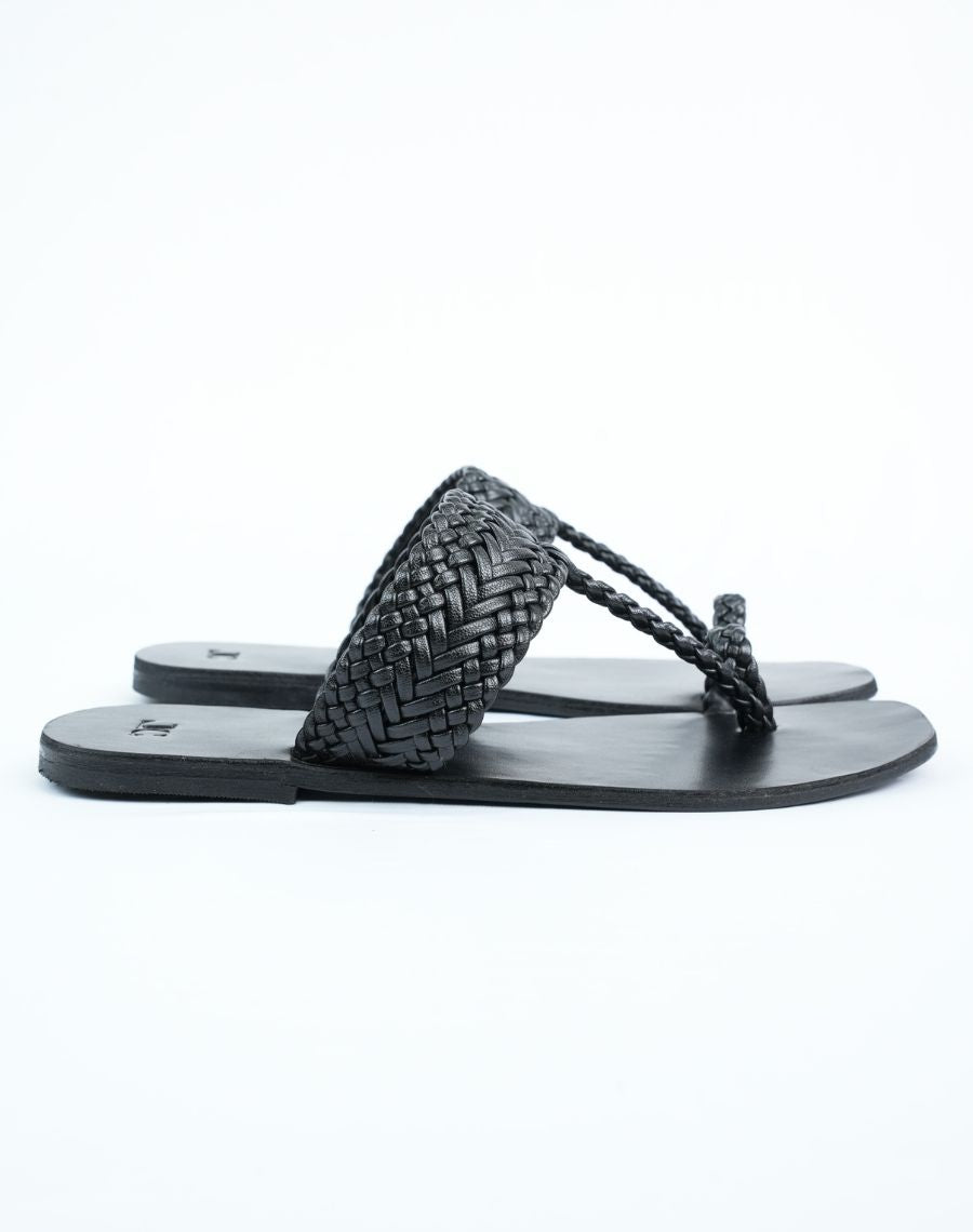 Flat Sandal - Weaving Upper